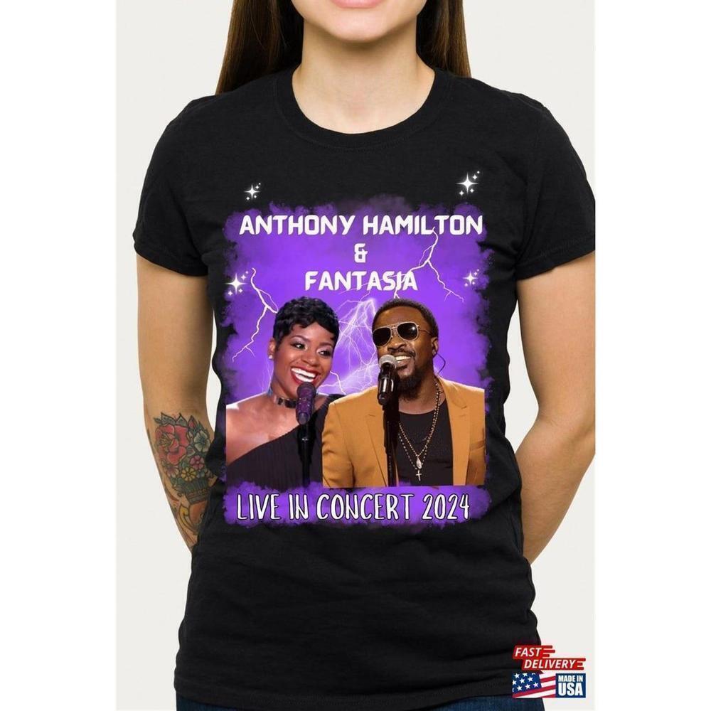 Anthony Hamilton And Fantasia Concert Music Fans Graphic T-Shirt